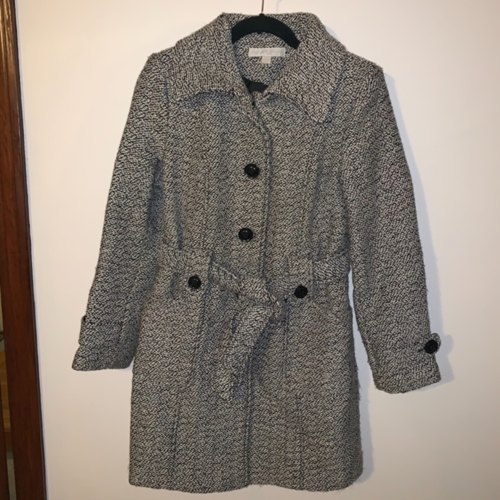 New York and Company Wool Peacoat - Picture 2 of 4